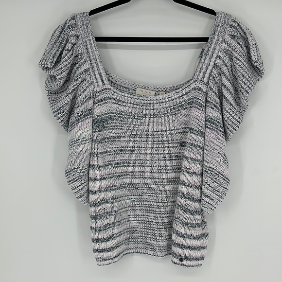 Ted Baker Purple and Blue Knit Sweater size 6-8 - Picture 3 of 9